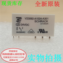 Brand new original SCHRACK Tyco Electromagnetic relay V23092-A1024-A301 24VDC 5 feet 6A