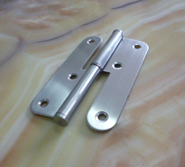  4 inch brushed stainless steel removable hinge Cabinet door and window hinge thickness 1 5mm left single price