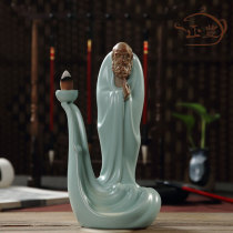 Taiwan Ruyao ceramic crafts Reverse flow incense burner Sandalwood tower incense Agarwood incense Buddha special price