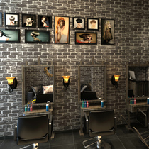 Retro nostalgic brick pattern red brick wallpaper Classical Chinese restaurant clothing store background wall brick brick wallpaper three-dimensional