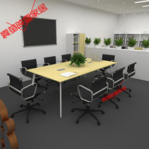 Office furniture Conference table Long table Simple modern small board training table Rectangular office desk chair Long table