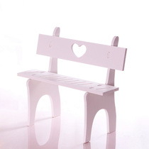 Mini park chair Small stool Photography photo props Home living room jewelry shelf hanging foot doll accessories