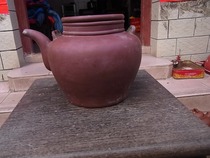 The Purple Sand Old Pot of the Republic of China One Sea Shou Star One Purple Sand Pot (the rare earthen sand is expected to be good)