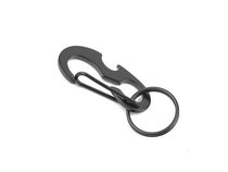 Tabgear black beetle EDC multifunction metal climbing buckle bottle opener spring hook hanging buckle quick hang