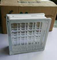 Imported glass brick Living room entrance background wall landscape crystal floor tile transparent hollow glass brick wide parallel pattern