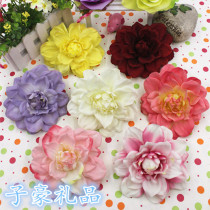 Emulated large likiu silk flower fake flower flower emulation flower DIY head decoration hat clothes decoration flowers 12cm