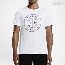  NIKE NIKELAB X PIGALLE LOGO TEE BASKETBALL SHORT-SLEEVED T-SHIRT