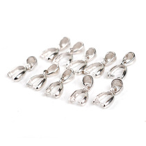  Standard 925 sterling silver silver accessories pendant buckle Melon seed buckle Emerald jade pendant buckle(factory direct sales)