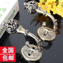 New special price curtain adhesive hook European wall hook strap hanging ball adhesive hook window decoration accessories rose adhesive hook