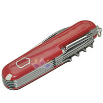 Mini multifunctional folding knife 12 open 15 functions outdoor camping multi-purpose scissors tweezers fruit knife