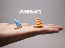 Simulation miniature mini version super small sailing boat Friendship boat Bonsai micro scene accessories model ornaments