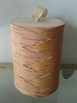 Daxinganling Forest District characteristic crafts Aoluguya birch bark traditional bite (flower arrangement)tea box