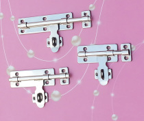 Lock latches Stainless steel open latches Left and right latches Latches Door pins Door bolts Door buckles Door cattle