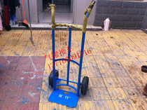 Thickened oil drum cart gas tank trolley oil tank heavy tank cylinder acetylene bottle cart