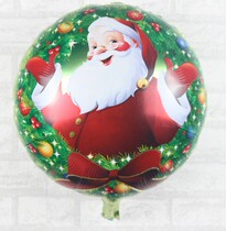 New 18-inch round Christmas aluminium film Balloons Christmas Decorations Arranged Balloon Santa balls