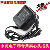 Yongmei 200A electronic keyboard 500E Power charger 9V 250mA 3 5mm pointed solid plug transformer