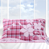 Jindian three-point water cloth cotton thick pillow towel a pair of couples students Four Seasons breathable adult double layer