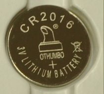 Gold mother finger CR2016 button battery 3V lithium battery 2016 button battery ultra-thin remote control