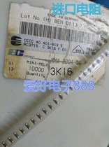 Imported VISHAY Chip Resistor MMA 0204 3K16 392K 1% 50PPM