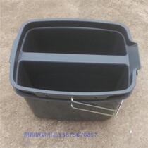 Baiyun double grid cleaning bucket square plastic small bucket wash bucket washing bucket household lift bucket cleaning bucket AF08403