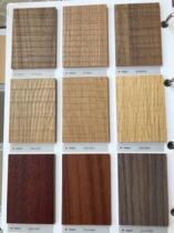 Paint-free veneer decorative wood veneer background wall wall panel coating board paint-free board Keding board can be customized