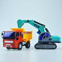 Lili Inertial Engineering vehicle dump truck truck excavator toy car model set