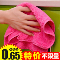 Non-stick oil rag Korean absorbent rag Kitchen dish cloth Bamboo fiber rag does not lose hair cleaning cloth dish towel