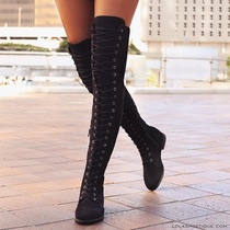 2017 winter boots women thigh high boots lady shoes boot