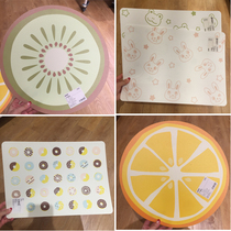 Japanese brand NITORI lemon doughnut frog rabbit pattern PP children waterproof placemats