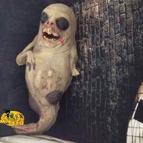 Bar nightclub secret room haunted house set horror Alien ghost ghost tadpole monster zombie climbing corpse hanging ghost props