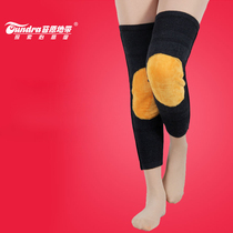 Golden Armor knee pads for warm riding in winter thick wind protection outdoor sports Mountaineering