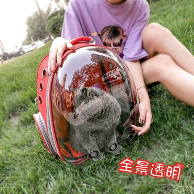 Cat Pack Pet Pack CatBackpackOutpanorama Transparent Portable Luggage Space Pet Cat Supply Pack
