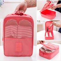 Outdoor business travel shoes storage bag portable travel shoe box storage bag
