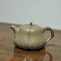 Pumpkin pot Purple sand pot Pure handmade famous special price raw ore green gray segment mud gold segment mud teapot tea set