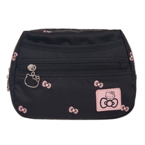 Hello Kitty Comfort Trip Makeup Bag-Black KT00B11BK