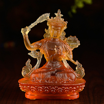 Tibetan Buddhism Liuli Tantric Buddha a small Buddha statue a height of 9cm