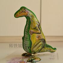 80 post nostalgic tindinosaur Clockwork Dinosaur Toy Upper String Chain Classic Collection Child Parent-child Hand Decompression Decompression