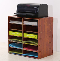 A4 file rack Multi-layer data rack File box File bar Desktop creative file cabinet Office supplies bookshelf