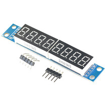 8 digits code tube display module MAX7219 LED display support cascading octet serial 3 IO ports control