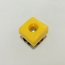 Folding horse stool legs 25 square tube special foot pad Foot cover Non-slip wear-resistant protection floor scaffolding platform ladder