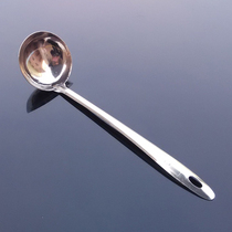 Rust steel long handle hot pot spoon high-grade kitchen utensils soup shell soup scoop porridge spoon special offer