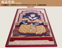 Mongolian pure wool tapestry tapestry 1 3 * 2 m into Gith Khan sitting like a living room book room bedroom