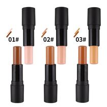 Highlight repair stick double-head two-color shadow stick concealer fixed makeup brightening pen explosive spot spot