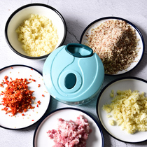 Add a little music garlic press Household manual garlic stirrer Garlic pounding machine Small cyclone cooking machine Ginger puree meat grinder stuffing machine
