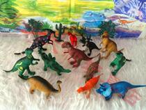 Dinosaur Daquan childrens toy static model Environmental protection plastic 16-piece bagged animal Osney F282