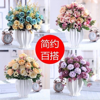 Hyacinth living room refrigerator decoration flower decoration European-style new house flowers good-looking scene dormitory desktop room