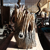 Home furnishings Oak hollow tree trunk ornaments natural weathered dead wood Zen decorative courtyard art withered landscape