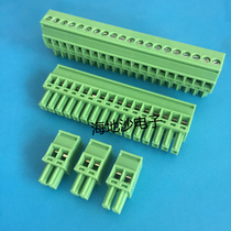 Plug type PCB terminal block KF2EDGKA-3 5mm2-20P] straight connector copper environmental protection