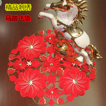 New disc cushion cups padded bowls cushion dining mat tea table cloth art table cloth upscale European-style thermal insulation mat creative cloth