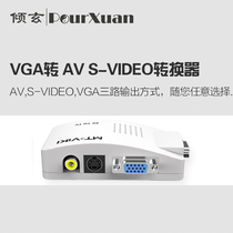 VGA interface to S terminal converter VGA to AV converter PC to TV computer VGA port to old TV